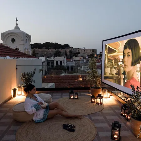 Mikio House, Design With Rooftop Cinema * Rethimnon