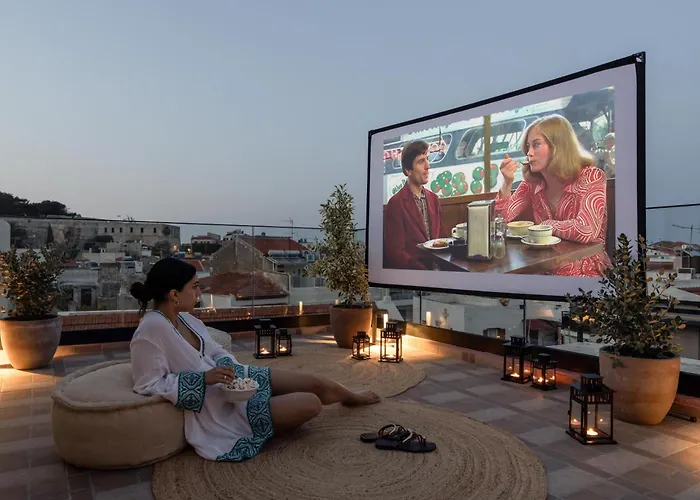 Mikio House, Design With Rooftop Cinema * Rethymno