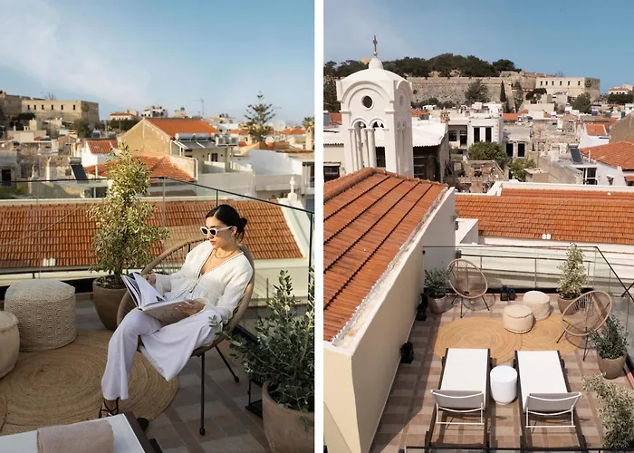 Mikio House, Design With Rooftop Cinema Ρέθυμνο